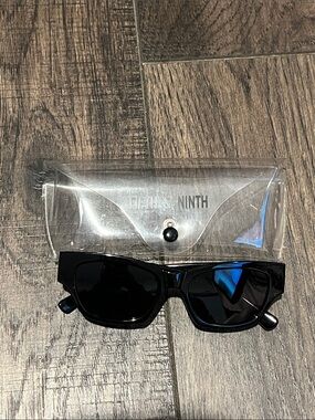 Fifth & Ninth Black Rectangular Sunglasses